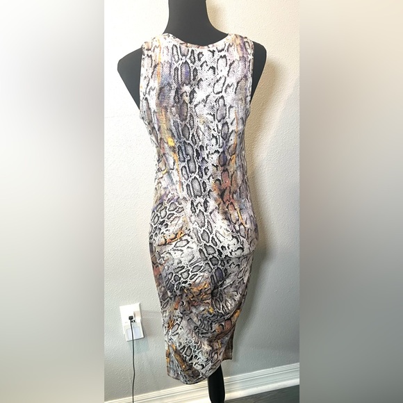 Rachel Rachel Roy Snake Print Cocktail Body-con Dress X Small - Picture 2 of 6